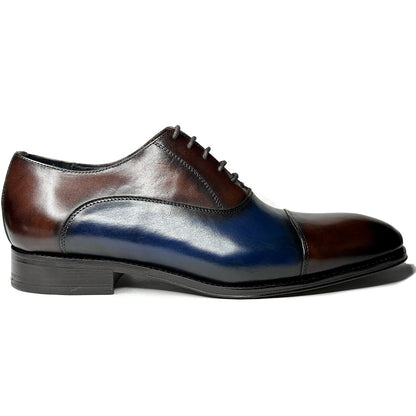 BLUE & BROWN LEATHER ALEJANDRO