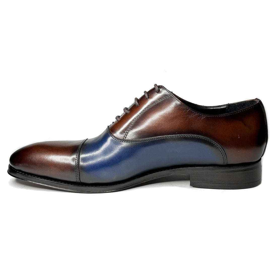 BLUE & BROWN LEATHER ALEJANDRO