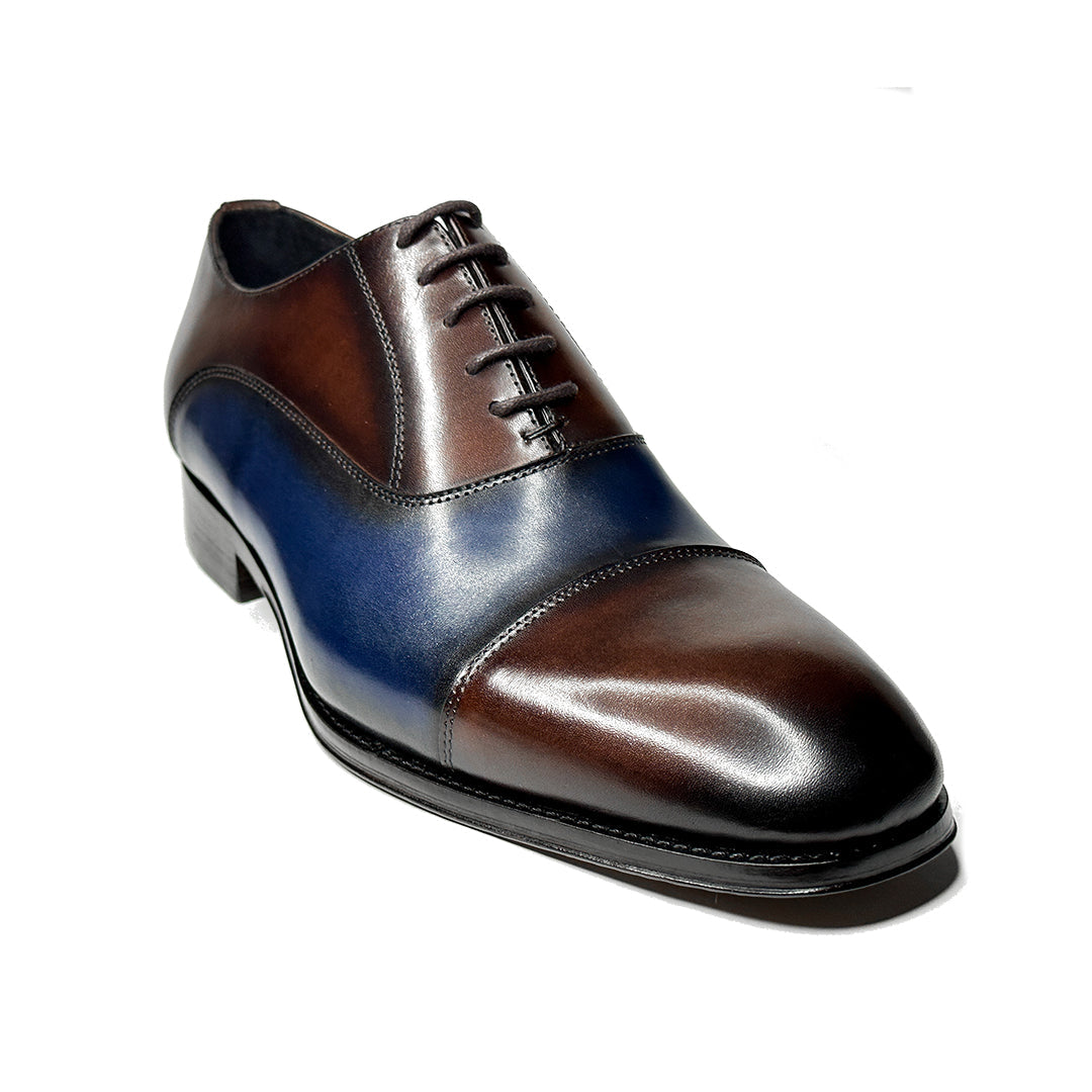BLUE & BROWN LEATHER ALEJANDRO