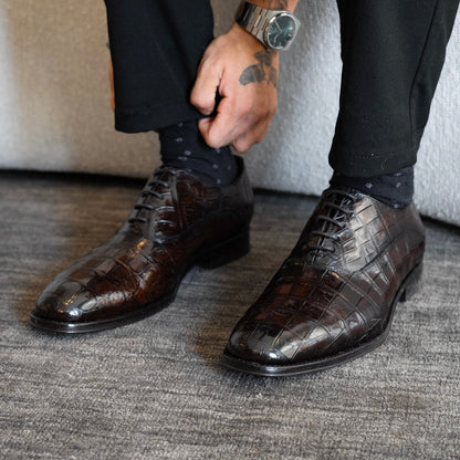 BROWN CROCO ALEXANDER