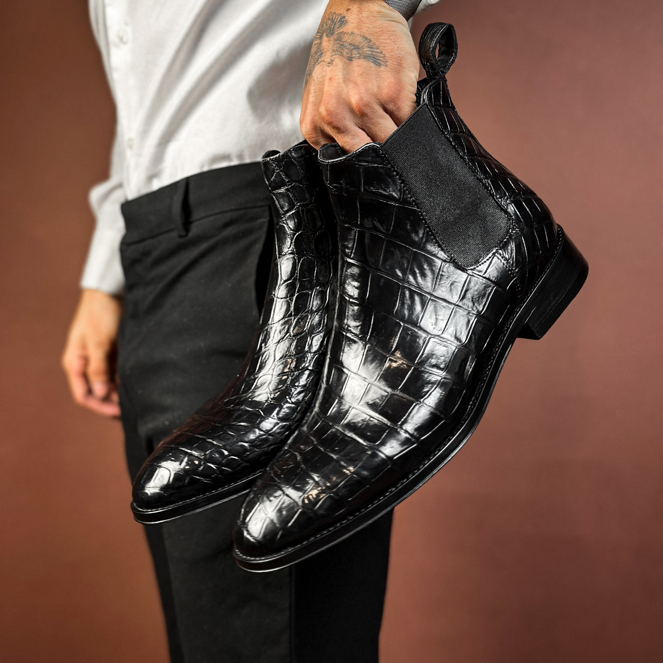 BLACK CROCO SAMUEL CHELSEA