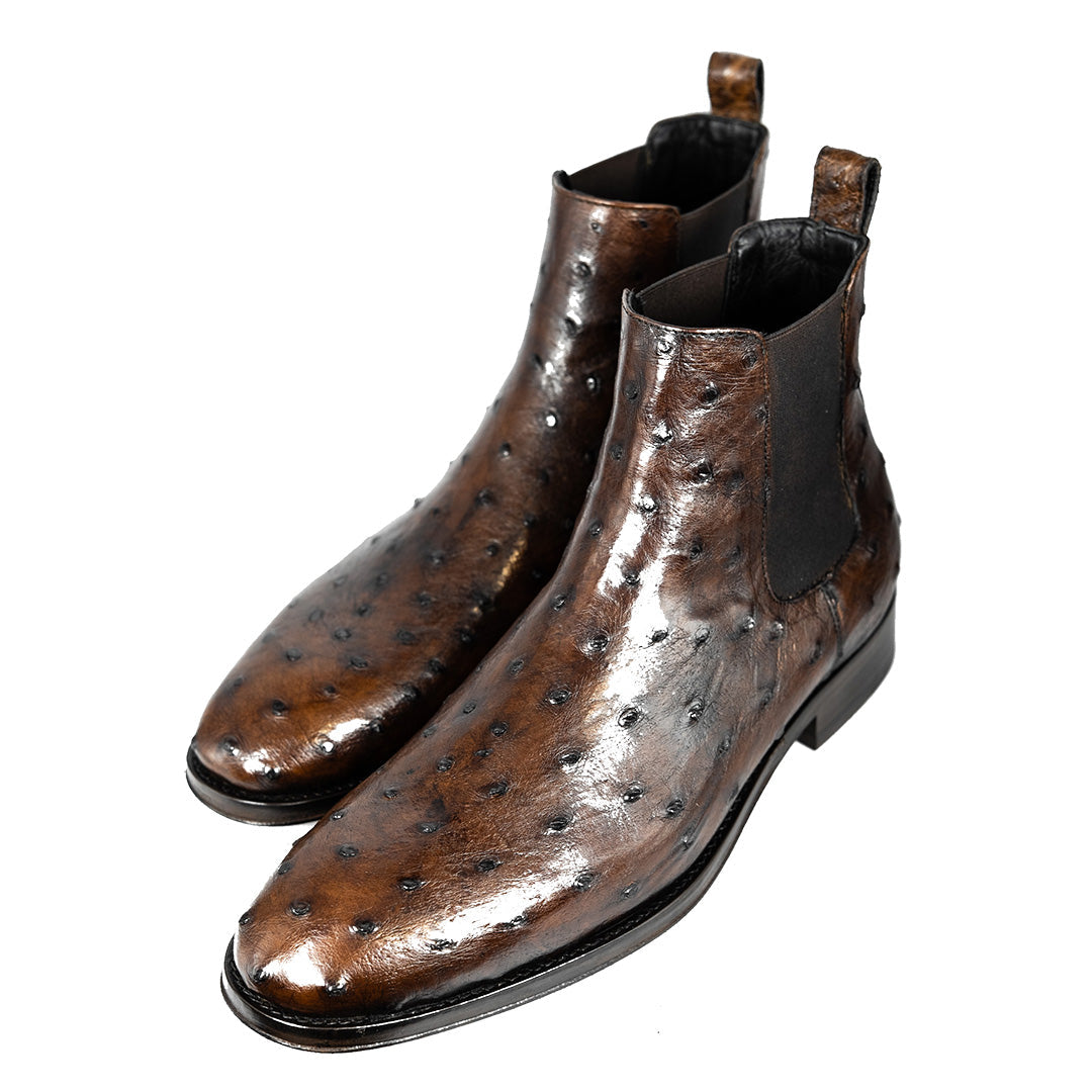 BROWN OSTRICH SAMUEL CHELSEA