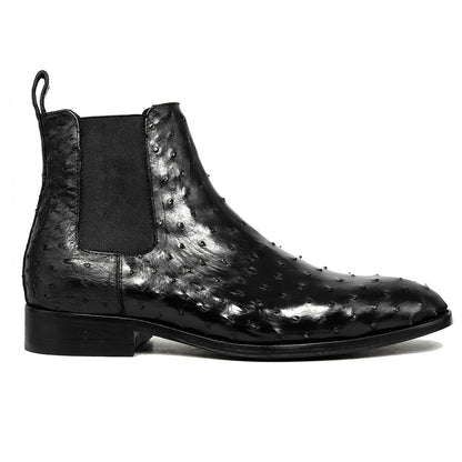 BLACK OSTRICH SAMUEL CHELSEA