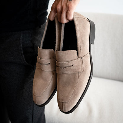 BEIGE SUEDE DORIAN