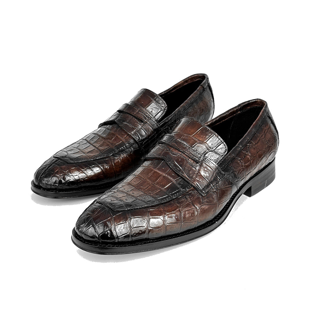 BROWN CROCO DORIAN