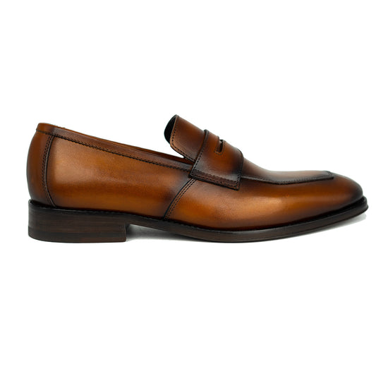 BROWN LEATHER DORIAN