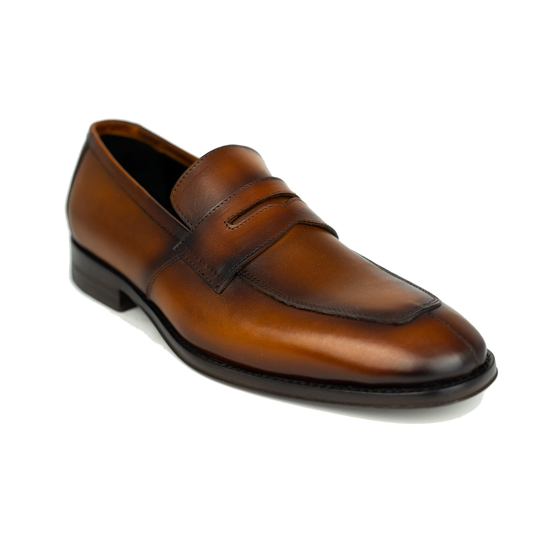 BROWN LEATHER DORIAN