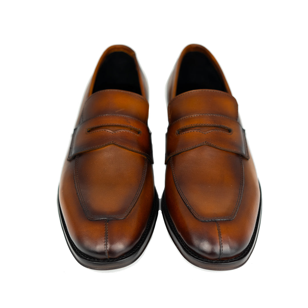BROWN LEATHER DORIAN
