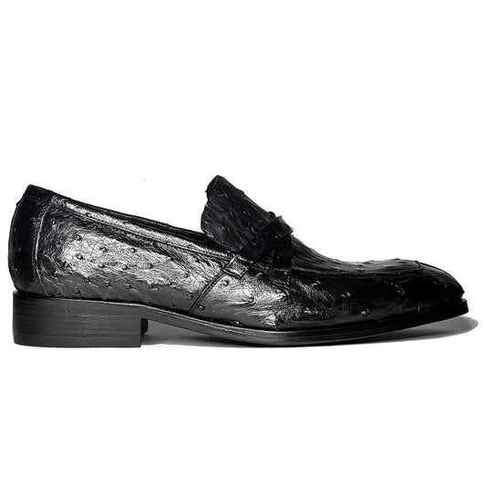 BLACK OSTRICH LEONARDO