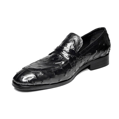 BLACK OSTRICH LEONARDO