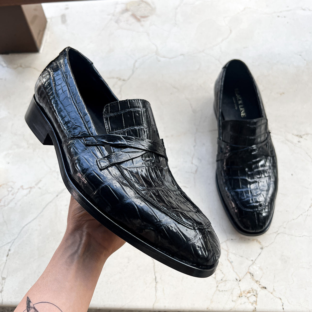 BLACK CROCO LEONARDO