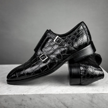 BLACK CROCO XAVIER