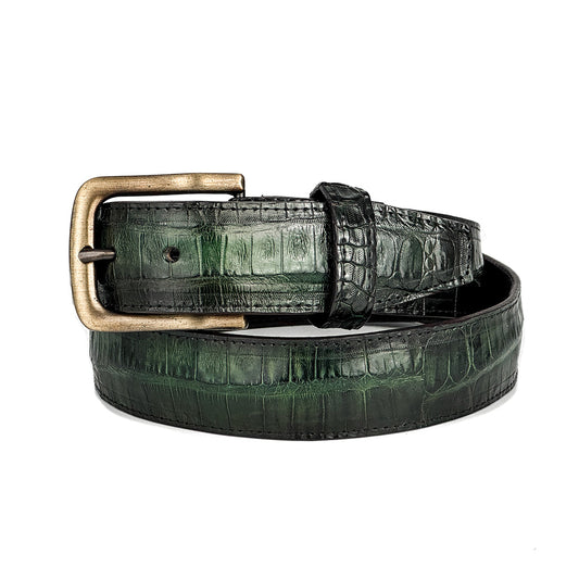 GREEN CROCO BELT