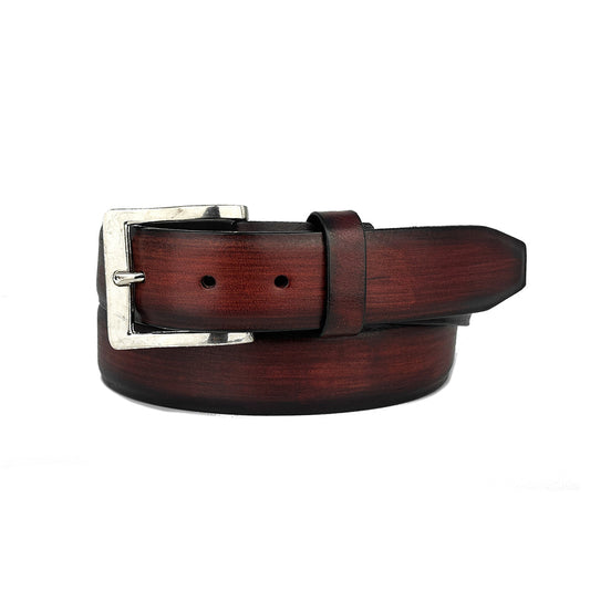 WINE LEATHER BELT