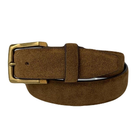BROWN SUEDE BELT