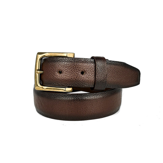 BROWN FLOATER LEATHER BELT