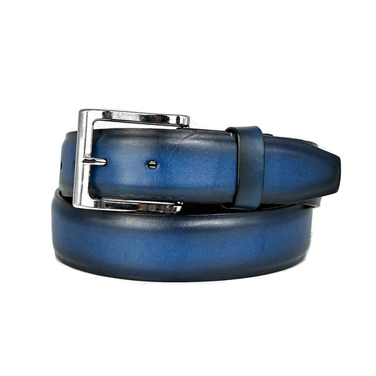 BLUE LEATHER BELT