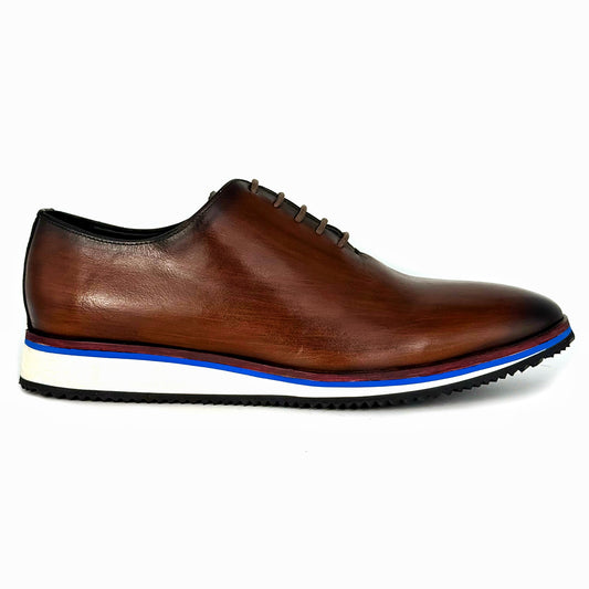 BROWN LEATHER SNEAKER