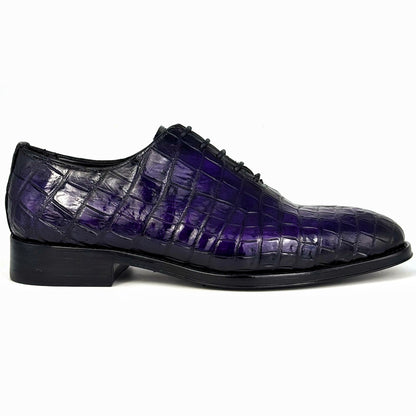 PURPLE WHOLECUT CROCO HUGO