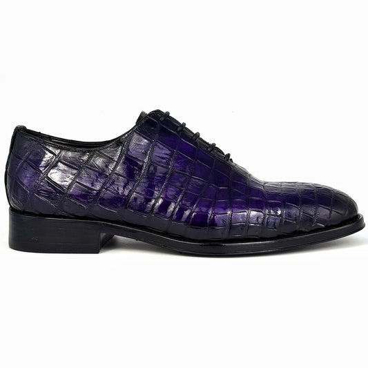 PURPLE WHOLECUT CROCO HUGO