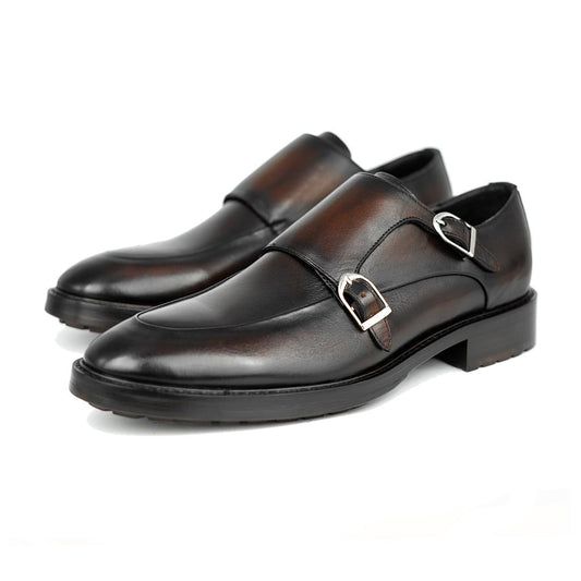 DARK BROWN LEATHER GABRIEL (TRACK)