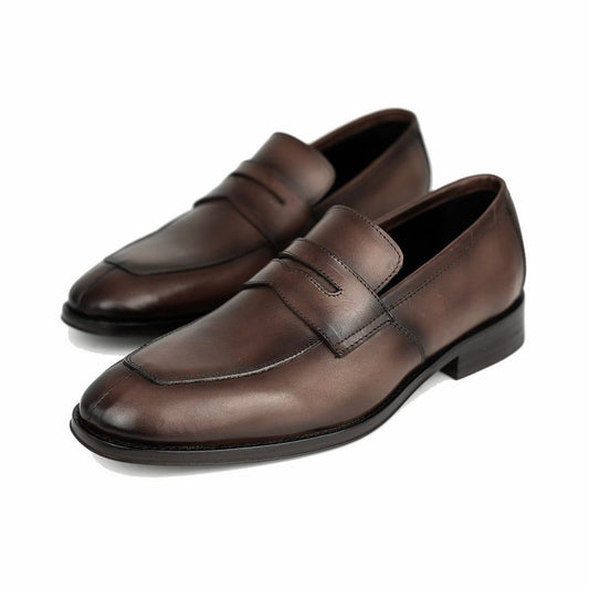 DARK BROWN LEATHER DORIAN