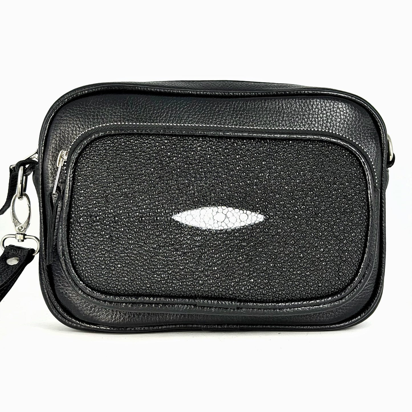 BANDOLERA TWO BAG MANTARRAYA BLACK