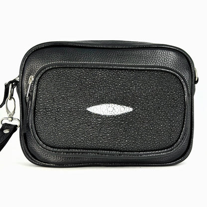 BANDOLERA TWO BAG MANTARRAYA BLACK