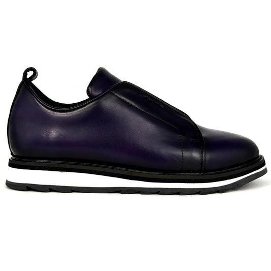 PURPLE LEATHER SNEAKER