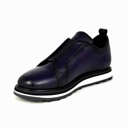 PURPLE LEATHER SNEAKER