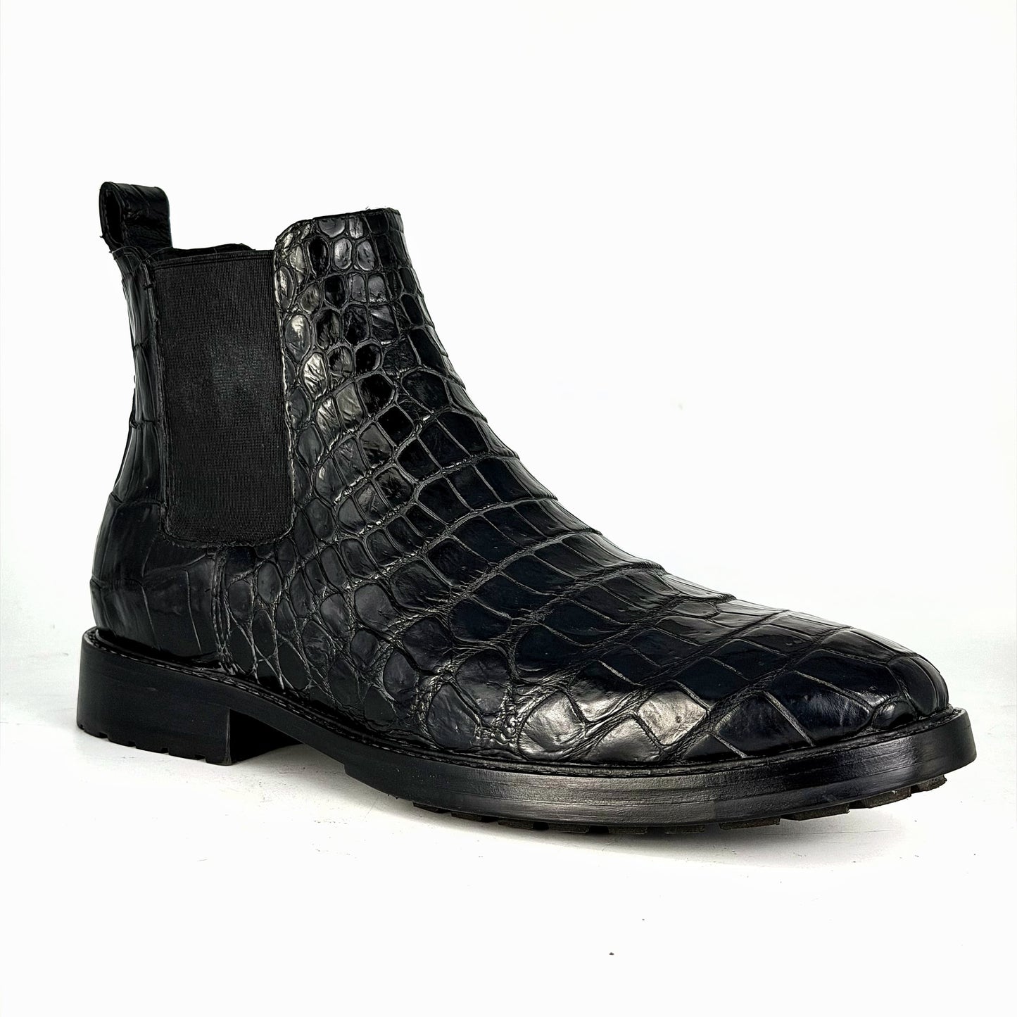 SAMUEL CHELSEA CROCODILE BLACK (TRACK)