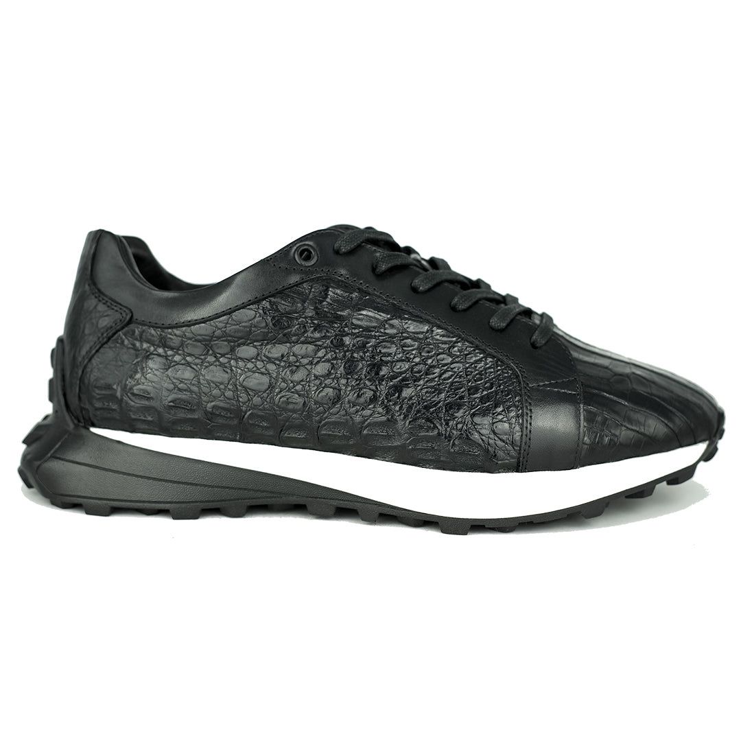 BLACK CROCO SNEAKER