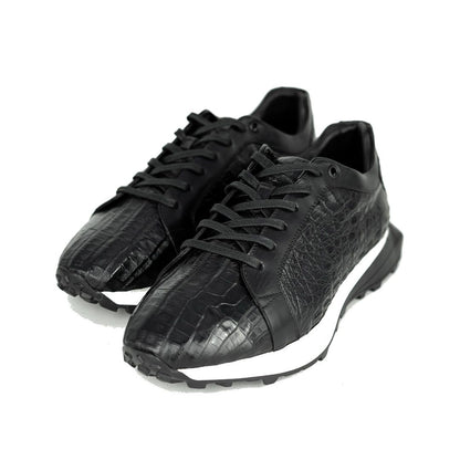 BLACK CROCO SNEAKER