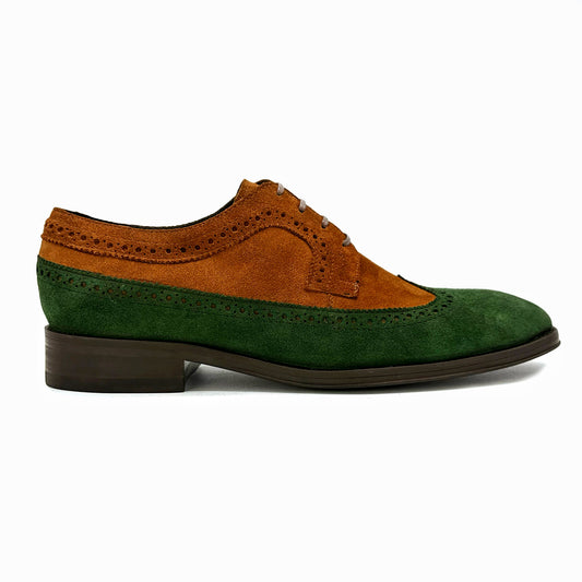BROWN & GREEN SUEDE ADEL