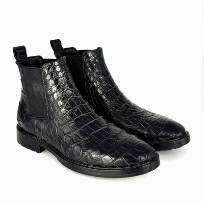 SAMUEL CHELSEA CROCODILE BLACK (TRACK)
