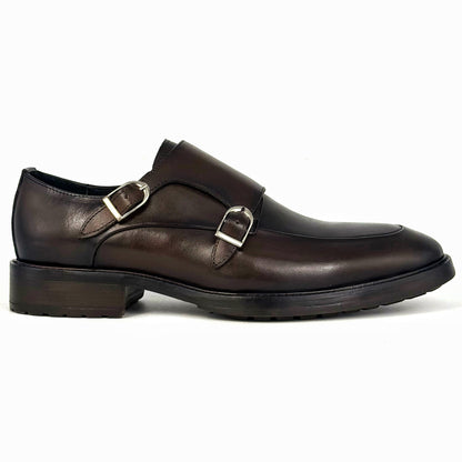 DARK BROWN LEATHER GABRIEL (TRACK)