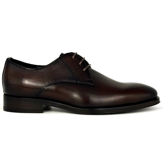 DARK BROWN LEATHER SALVATORE