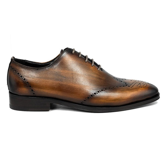 CESAR LEATHER BROWN ITALIA