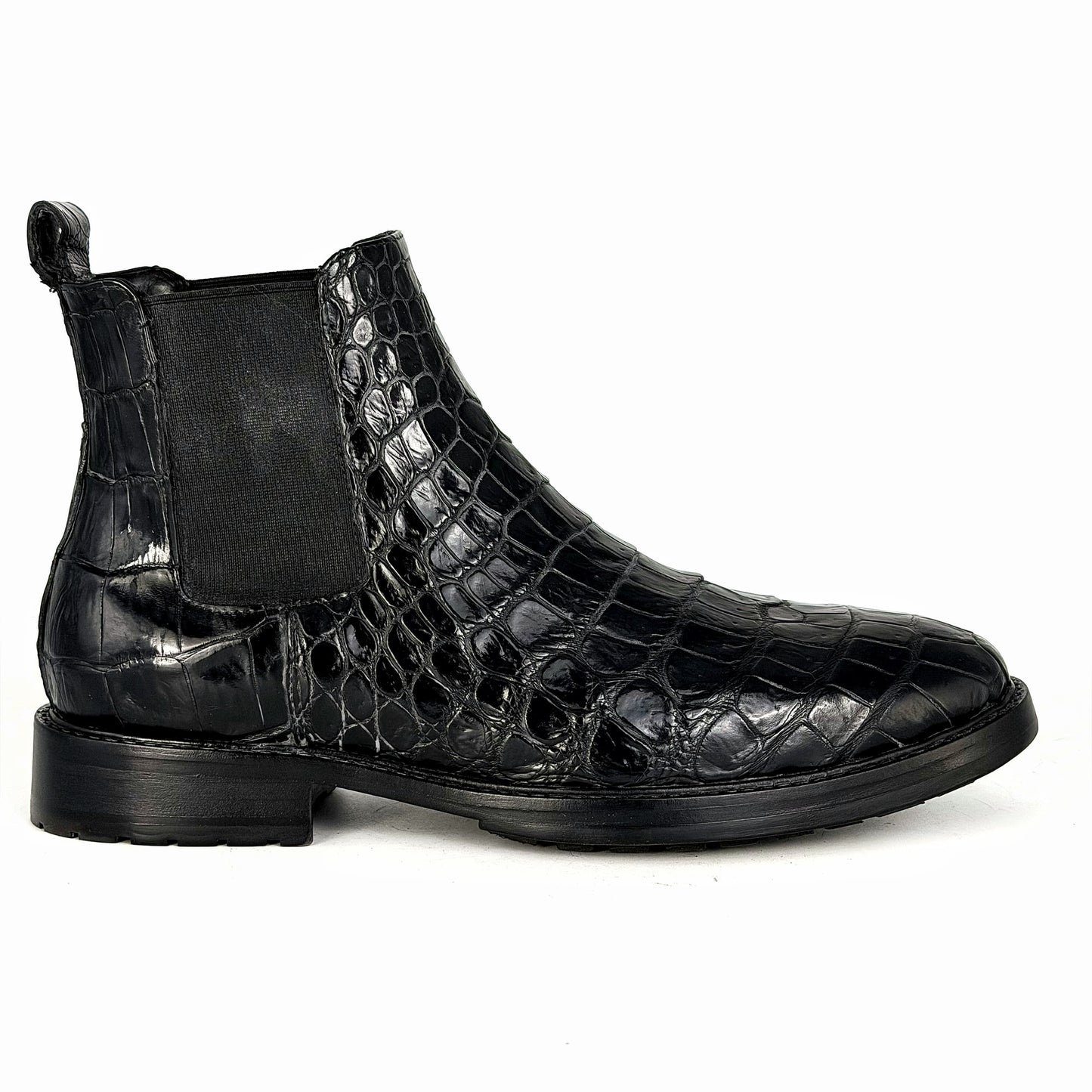 SAMUEL CHELSEA CROCODILE BLACK (TRACK)